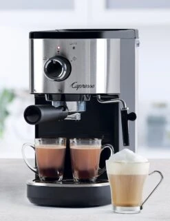 Capresso EC Select 120.05 Espresso Machine -Crema Coffee Store 120.05 ECSelect LifestyleShot Cropped
