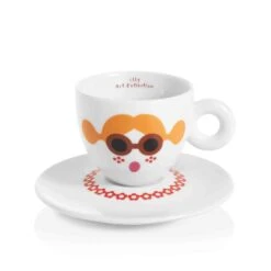 Illy Art Collection Olimpia Zagnoli Cappuccino Cups - Set Of 6 -Crema Coffee Store 19017 Zagnoli capp 6