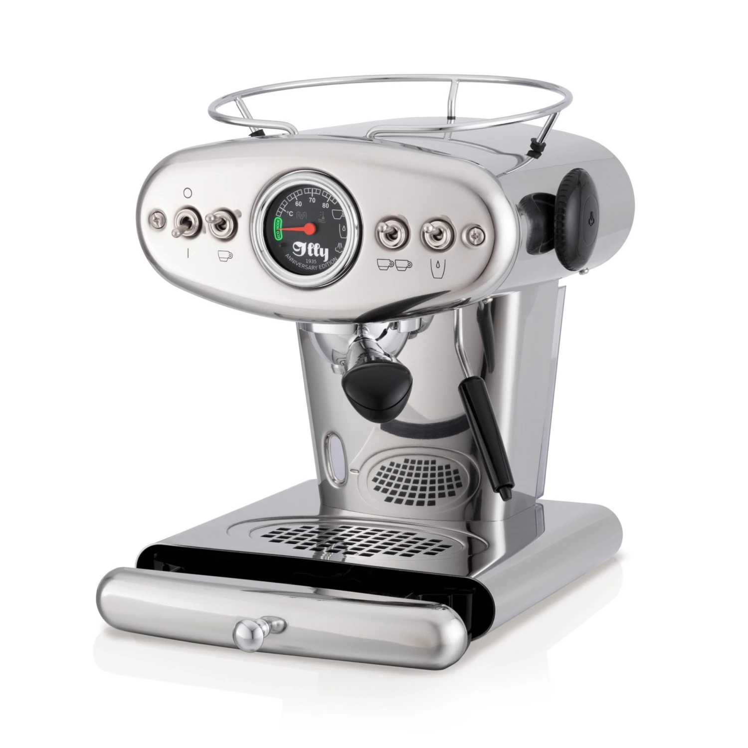 Illy X1 Anniversary E.S.E. Pod & Ground Coffee Machine - Stainless 6 Illy X1 Anniversary E.S.E. Pod & Ground Coffee Machine - Stainless - Image 4