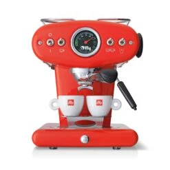 Illy X1 Anniversary E.S.E. Pod & Ground Coffee Machine - Red 13 Illy X1 Anniversary E.S.E. Pod & Ground Coffee Machine - Red -Crema Coffee Store 20294 X1 ECO RED FRONT 2 ESP EROG