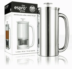 Espro P7 Press For Coffee 32oz - Polished Stainless Steel -Crema Coffee Store 960 original 1 1