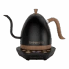 Brewista Artisan Electric Gooseneck Kettle - Matte Black 1 Brewista Artisan Electric Gooseneck Kettle - Matte Black -Crema Coffee Store ArtisanKettleblackonblacksideview