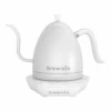 Brewista Artisan Electric Gooseneck Kettle - All White 1 Brewista Artisan Electric Gooseneck Kettle - All White -Crema Coffee Store ArtisanKettlewhiteonwhitesideview