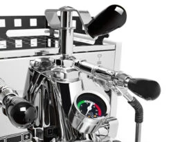 Bezzera Aria PID Espresso Machine With Flow Control - Total Black With Rosewood -Crema Coffee Store BZARIABLKPIDFC 6 G 45ef7cbb d988 46e1 a67a 2dbce02eef93