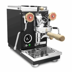 Profitec Pro 400 Espresso Machine In Matte Black With Flow Control And Tiger Maple 17 Profitec Pro 400 Espresso Machine In Matte Black With Flow Control And Tiger Maple -Crema Coffee Store Black Maple Red FC