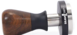 Bravo Espresso Tamper Dark Wood Handle 54.7mm 15 Bravo Espresso Tamper Dark Wood Handle 54.7mm -Crema Coffee Store BravoTamper Hero DW 54