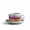 Carraro Caffe Del Villaggio Cup And Saucer - Latte 2 Carraro Caffe Del Villaggio Cup And Saucer - Latte -Crema Coffee Store CarraroDF08LL 0B