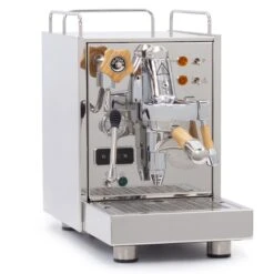 ECM Classika PID Espresso Machine - Olive Wood -Crema Coffee Store ClassikaPIDOliveWood Angled