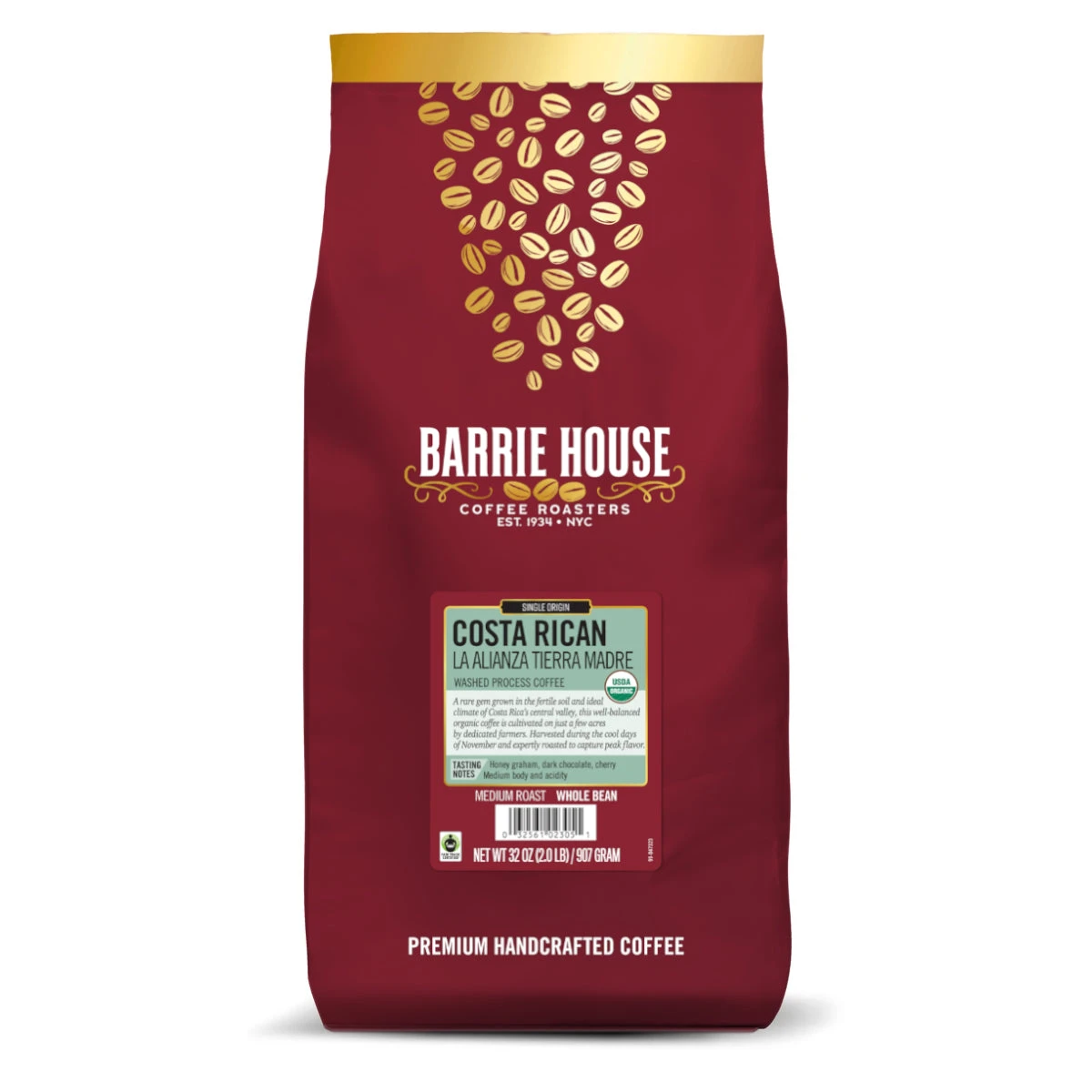 Barrie House Costa Rican La Alianza Tierra Madre Single Origin Fair Trade Organic Coffee 3 Barrie House Costa Rican La Alianza Tierra Madre Single Origin Fair Trade Organic Coffee