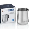 DeLonghi Milk Frothing Jug - Stainless Steel 1 DeLonghi Milk Frothing Jug - Stainless Steel -Crema Coffee Store DLSC060 1