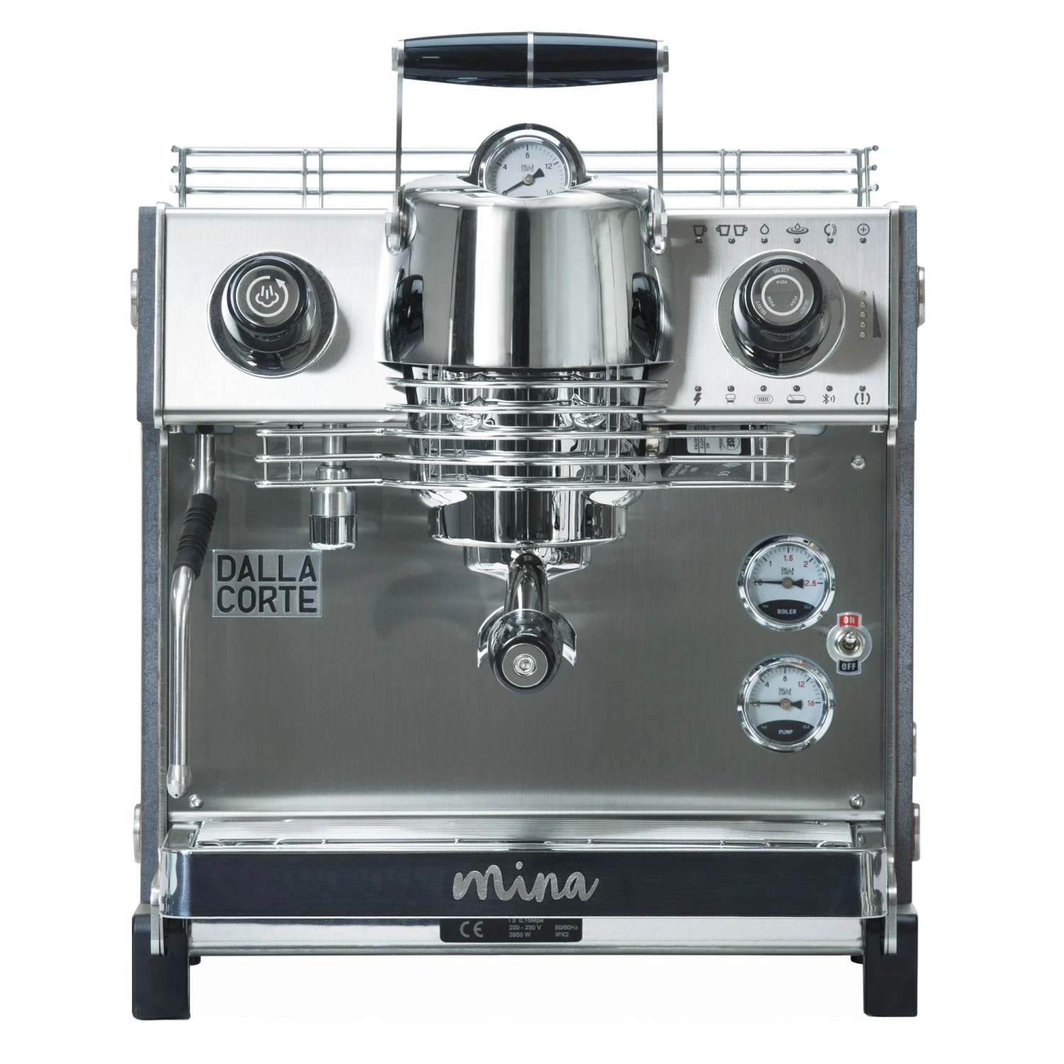 Dalla Corte Mina Espresso Machine (110v) - Country Blue 4 Dalla Corte Mina Espresso Machine (110v) - Country Blue - Image 2