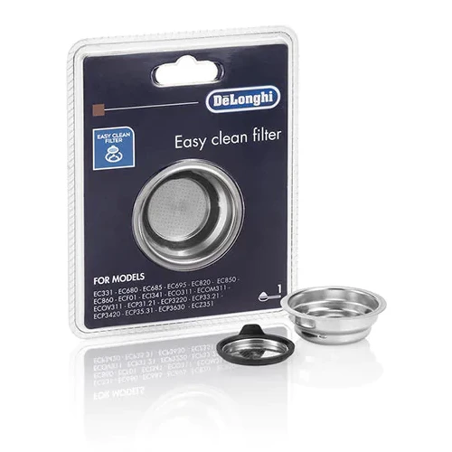 DeLonghi Easy Clean Replacement Filter Basket For Select Espresso Machines - 1 Cup 3 DeLonghi Easy Clean Replacement Filter Basket For Select Espresso Machines - 1 Cup
