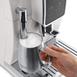 DeLonghi Dinamica ECAM35020W Espresso Machine 16 DeLonghi Dinamica ECAM35020W Espresso Machine -Crema Coffee Store Dinamica white details4 1000x1000 631df3d7 6ad0 40df b4f9 25b91a2c4ea4