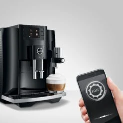 JURA E8 Espresso Machine - Piano Black (NAA) 29 JURA E8 Espresso Machine - Piano Black (NAA) -Crema Coffee Store E8 Piano Black NAA infinitytable joe iphone square