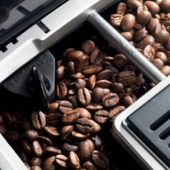 Delonghi ECAM22110SB Magnifica XS Super-Automatic Espresso Machine -Crema Coffee Store ECAM22110S DetailHopper