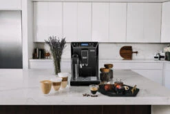Refurbished DeLonghi Eletta Cappuccino In Black ECAM44660B -Crema Coffee Store ECAM44660B Lifestyles April2019 2