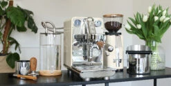 ECM Puristika Single-Boiler Espresso Machine Cream -Crema Coffee Store ECM Puristika creme Milieu