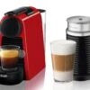 Nespresso Essenza Mini Espresso Machine By DeLonghi With Aeroccino - Ruby Red 2 Nespresso Essenza Mini Espresso Machine By DeLonghi With Aeroccino - Ruby Red -Crema Coffee Store EN85RAE