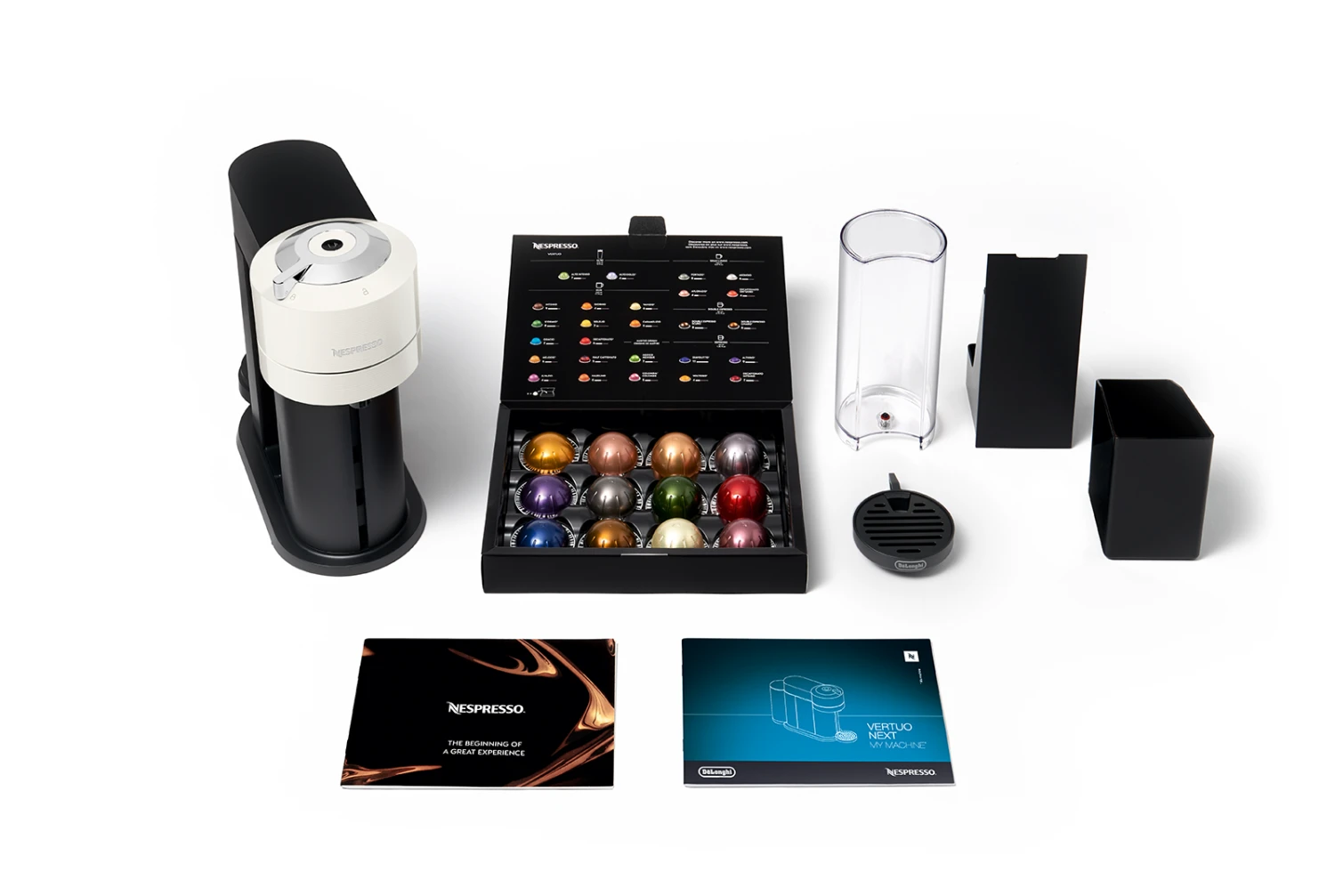 Nespresso Vertuo Next Espresso Machine By DeLonghi With Aeroccino - White 10 Nespresso Vertuo Next Espresso Machine By DeLonghi With Aeroccino - White - Image 8