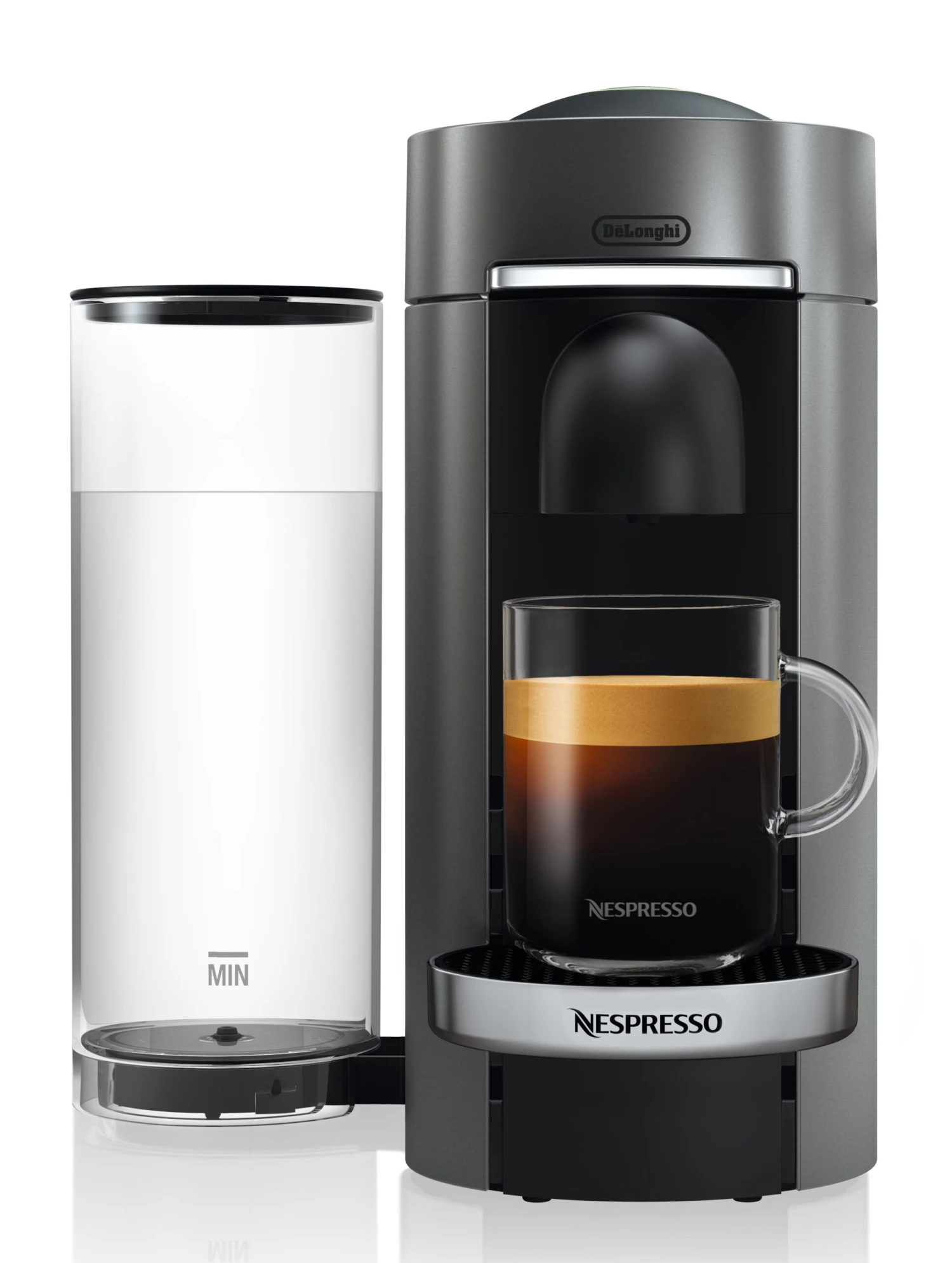 Nespresso Vertuo Plus Deluxe Espresso Machine By DeLonghi - Titan 4 Nespresso Vertuo Plus Deluxe Espresso Machine By DeLonghi - Titan - Image 2