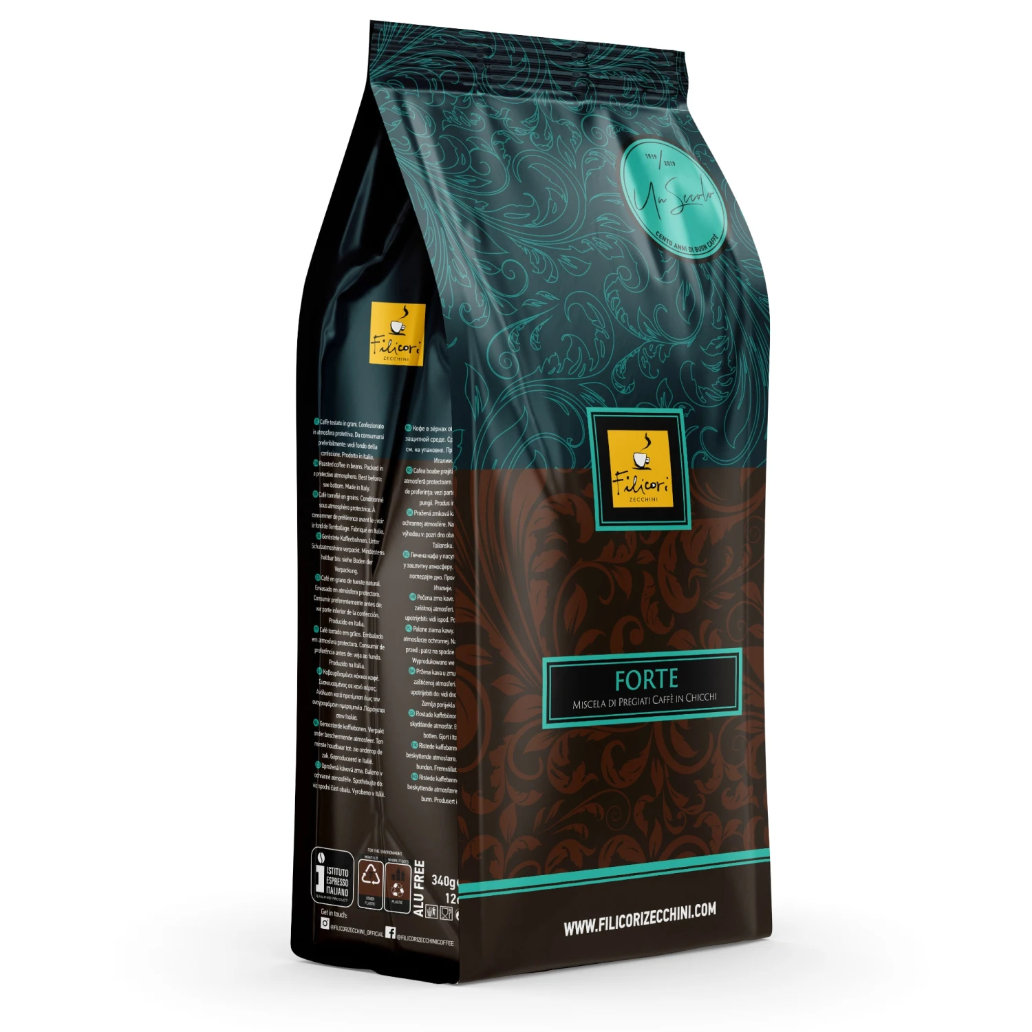 Filicori Zecchini Forte Whole Bean - 12oz 3 Filicori Zecchini Forte Whole Bean - 12oz