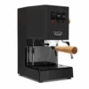 Gaggia Classic Evo Pro Espresso Machine In Thunder Black With Olive Wood 1 Gaggia Classic Evo Pro Espresso Machine In Thunder Black With Olive Wood -Crema Coffee Store GACLASSICEVOPROBLKOW Black Olive Bottomless EVO 1153