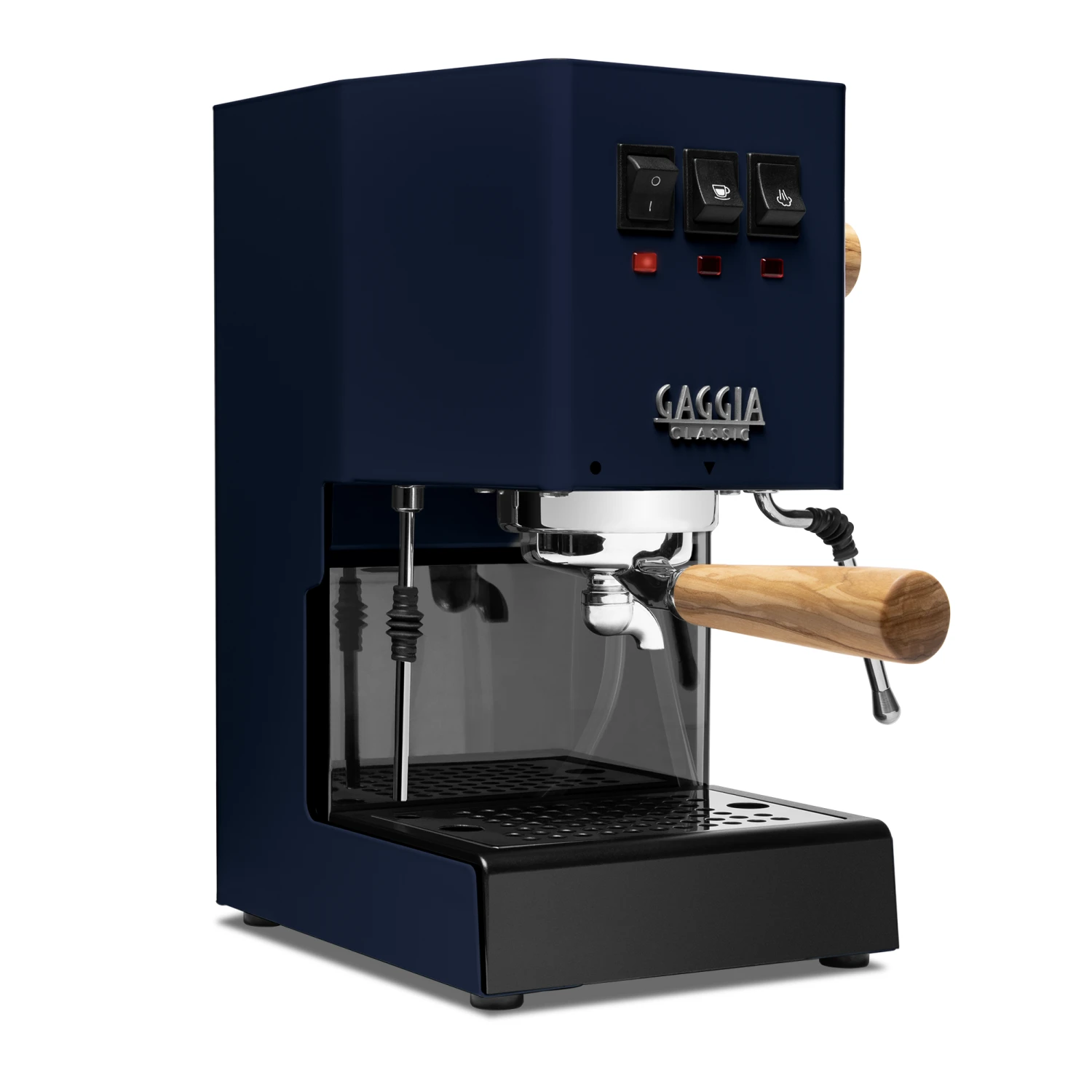 Gaggia Classic Evo Pro Espresso Machine In Classic Blue With Olive Wood 5 Gaggia Classic Evo Pro Espresso Machine In Classic Blue With Olive Wood - Image 3