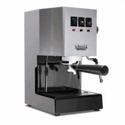 Gaggia Classic Evo Pro Semi-Automatic Espresso Machine With Blackened Oak 21 Gaggia Classic Evo Pro Semi-Automatic Espresso Machine With Blackened Oak -Crema Coffee Store GACLASSICEVOPROBO Stainless Oak Single EVO 1153