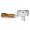 Zebra Wood Single Spout Gaggia Portafilter -Crema Coffee Store GAZWPFHNDL1S