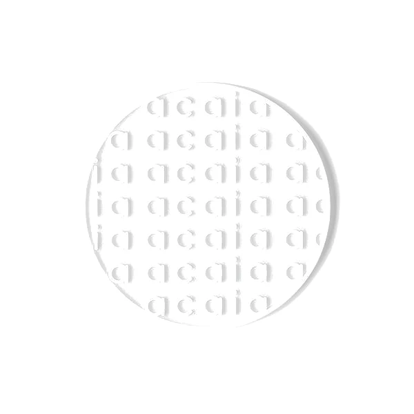 Acaia Heat Resistant Coaster In White 3 Acaia Heat Resistant Coaster In White