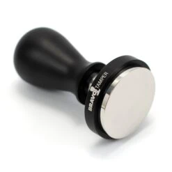 Bravo 58.5 Mm Espresso Tamper Aluminum Handle - Matte Black -Crema Coffee Store IMG 1345 4a923984 bc3e 4a57 a755 158bc1ae0b2f