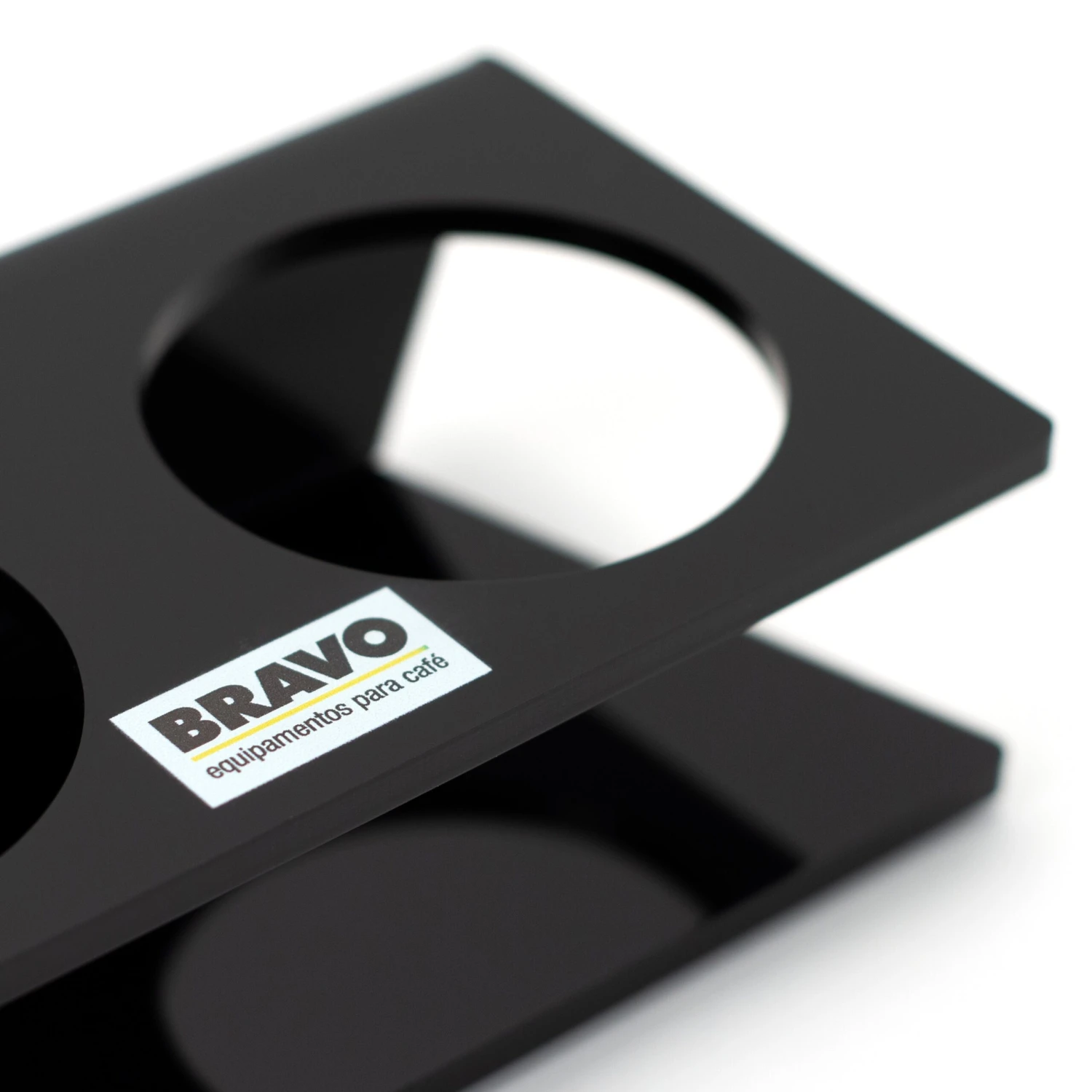 Bravo Acrylic Tamper And Distributor Stand - Black 6 Bravo Acrylic Tamper And Distributor Stand - Black - Image 4