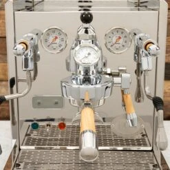 ECM Synchronika Espresso Machine With Flow Control - Olive Wood -Crema Coffee Store IMG 2398