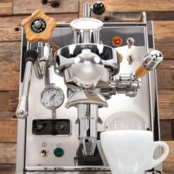 ECM Classika PID Espresso Machine With Flow Control - Olive Wood -Crema Coffee Store IMG 3520