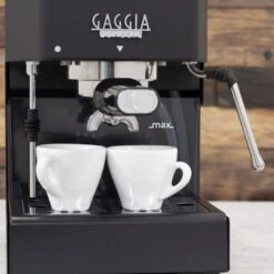 Gaggia Classic Evo Pro Espresso Machine In Thunder Black With Olive Wood -Crema Coffee Store IMG 4120 646c36bc 7ad6 4125 ae78 07f48e08f972