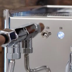 Quick Mill Vetrano Design Espresso Machine With Flow Control - Walnut Accents 18 Quick Mill Vetrano Design Espresso Machine With Flow Control - Walnut Accents -Crema Coffee Store IMG 7402 295909f7 6ab6 4f3f 9501 64b07a30cfff