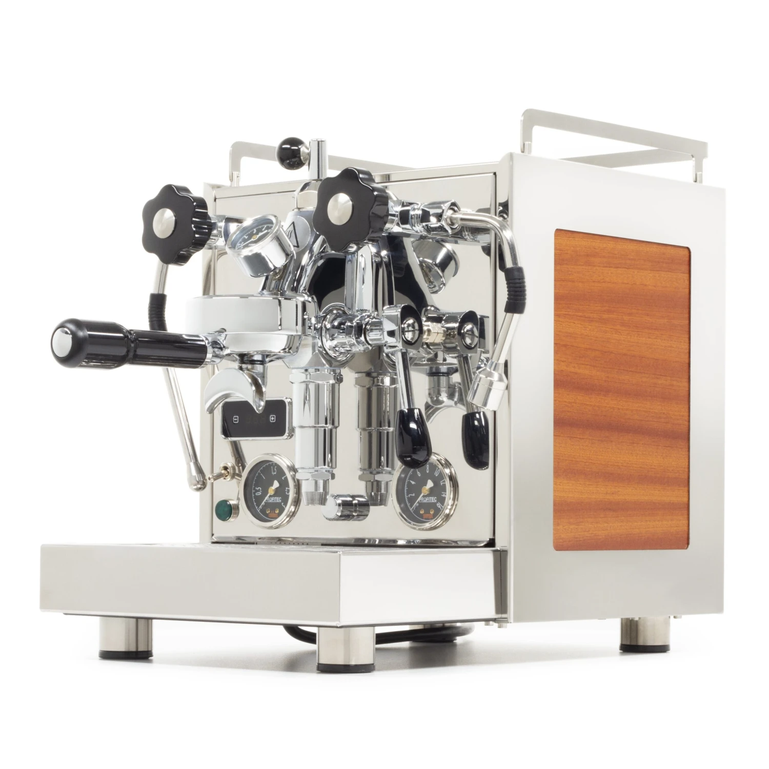 Profitec Pro 600 Dual Boiler Espresso Machine With Flow Control - Sapele Quarter Cut 3 Profitec Pro 600 Dual Boiler Espresso Machine With Flow Control - Sapele Quarter Cut