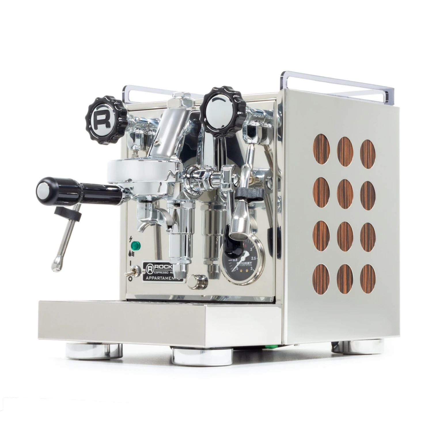 Rocket Espresso Appartamento Espresso Machine - Ebony Macassar 3 Rocket Espresso Appartamento Espresso Machine - Ebony Macassar