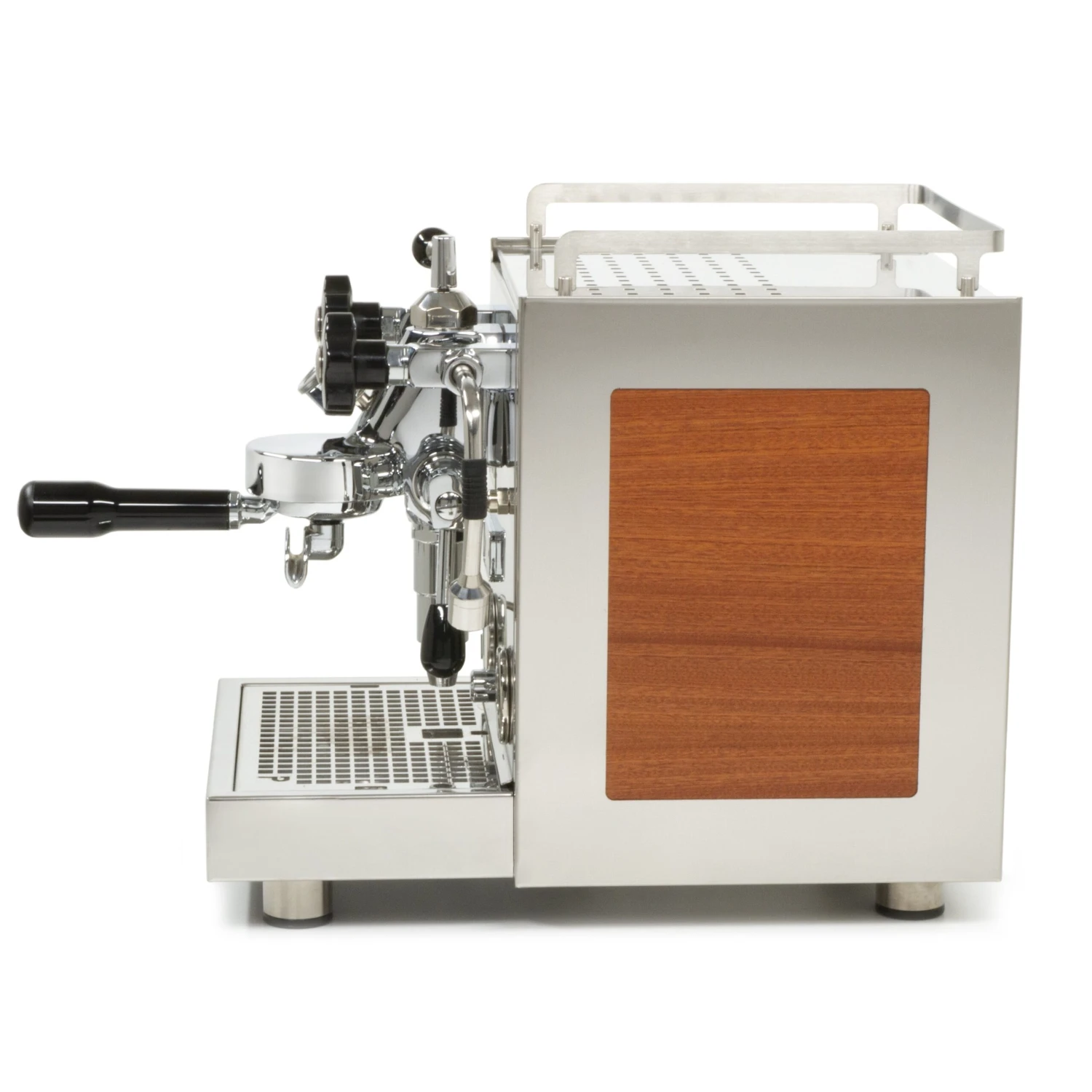 Profitec Pro 600 Dual Boiler Espresso Machine With Flow Control - Sapele Quarter Cut 4 Profitec Pro 600 Dual Boiler Espresso Machine With Flow Control - Sapele Quarter Cut - Image 2