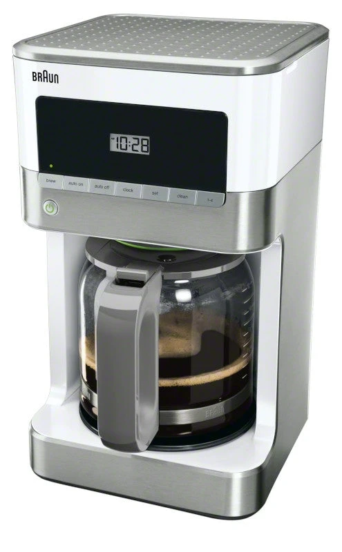 Braun KF6050WH BrewSense Coffee Maker In White 3 Braun KF6050WH BrewSense Coffee Maker In White