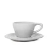 NotNeutral Double Cappuccino Cup And Saucer - Light Gray 2 NotNeutral Double Cappuccino Cup And Saucer - Light Gray -Crema Coffee Store LINO D Cappuccino Gray
