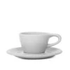 NotNeutral Cappuccino Cup And Saucer - Light Gray 2 NotNeutral Cappuccino Cup And Saucer - Light Gray -Crema Coffee Store LINO S Cappuccino Gray