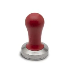 Lelit 58.55mm Flat Espresso Tamper - Red Wood 7 Lelit 58.55mm Flat Espresso Tamper - Red Wood -Crema Coffee Store LelitRedWoodTamper58mmAngledAlt