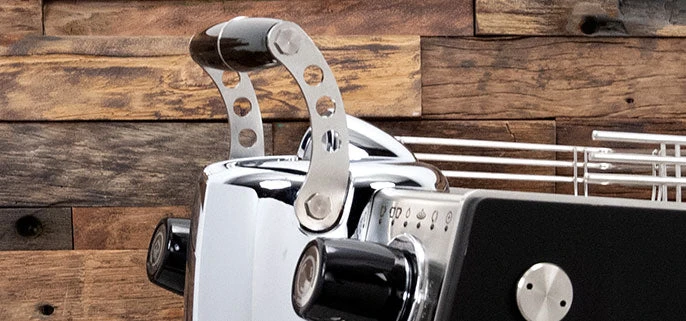 Dalla Corte Mina Espresso Machine (110v) - Country Blue 7 Dalla Corte Mina Espresso Machine (110v) - Country Blue - Image 5