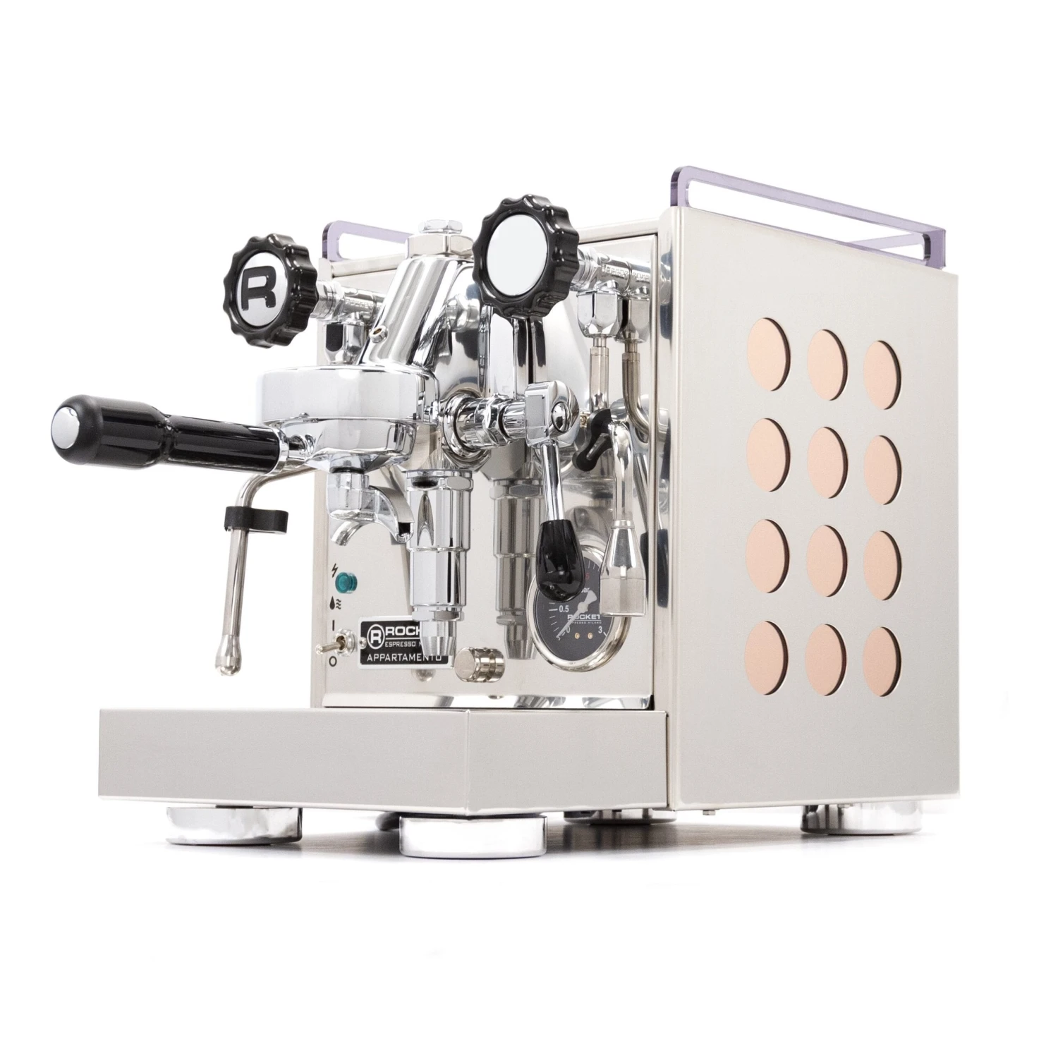 Refurbished Rocket Espresso Appartamento Espresso Machine - Rose Gold Panels 3 Refurbished Rocket Espresso Appartamento Espresso Machine - Rose Gold Panels