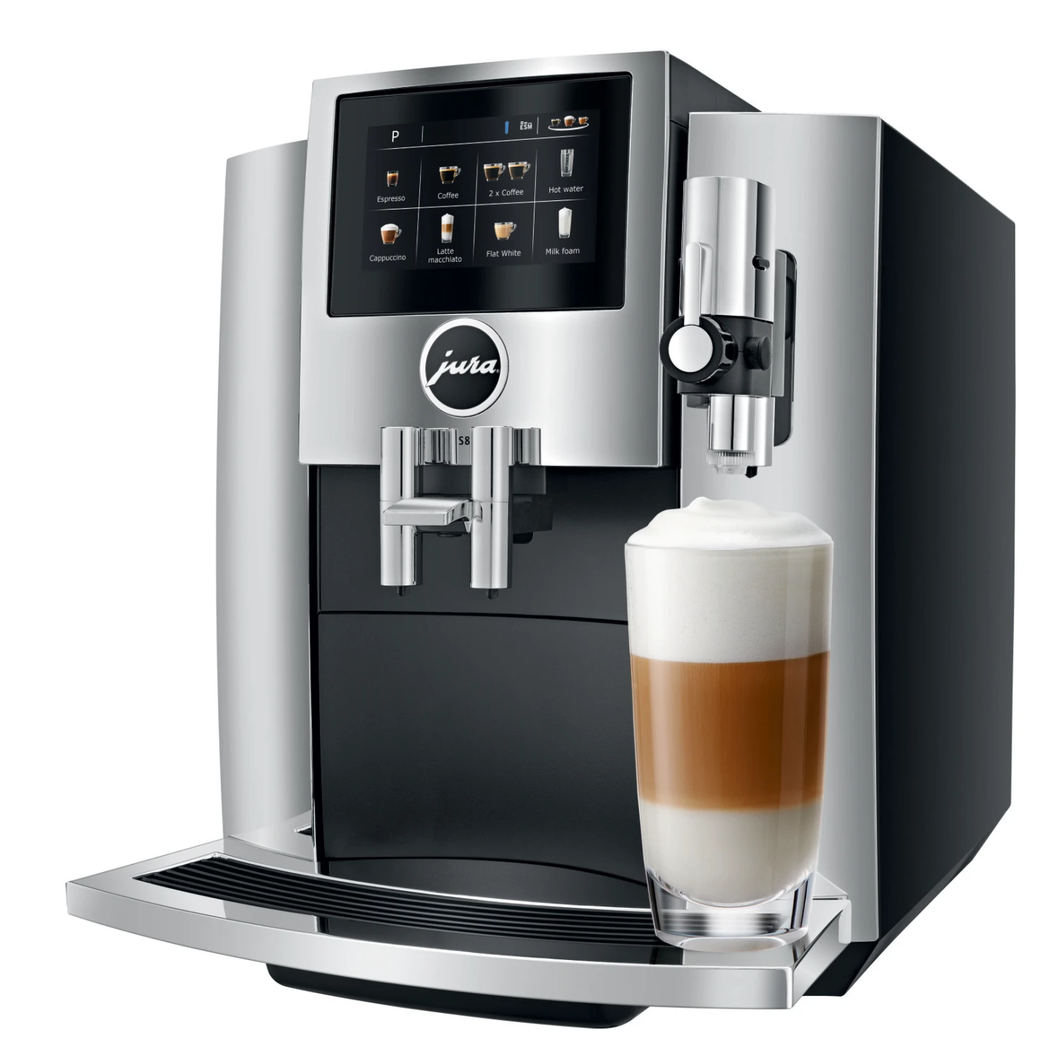 JURA S8 Chrome Espresso Machine 3 JURA S8 Chrome Espresso Machine