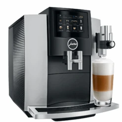 JURA S8 Espresso Machine - Moonlight Silver -Crema Coffee Store S8 2020 Silver Alt