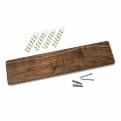 Wiedemann Hangup 4pc Equipment Rack - Walnut -Crema Coffee Store WMHANGUP4WL 07