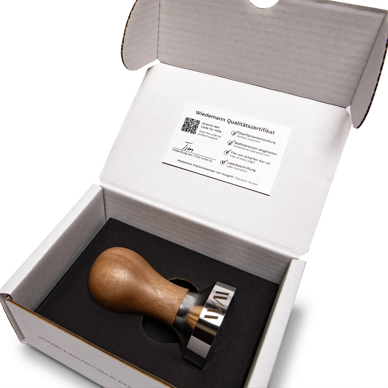 Wiedemann Walnut Precision 58.5mm Tamper 6 Wiedemann Walnut Precision 58.5mm Tamper - Image 4