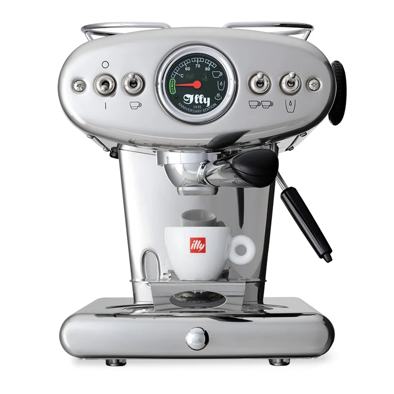 Illy X1 Anniversary E.S.E. Pod & Ground Coffee Machine - Stainless 3 Illy X1 Anniversary E.S.E. Pod & Ground Coffee Machine - Stainless